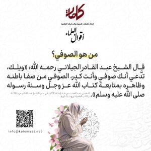 أقوالُ العلماء | من هو الصوفي؟